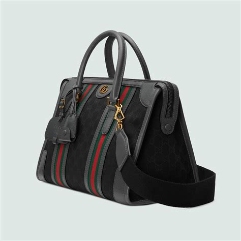 bauletto gucci gg supreme|Gucci Bauletto Medium Top Handle Bag 'Black/GG Canvas' .